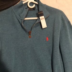 1/4 zip polo